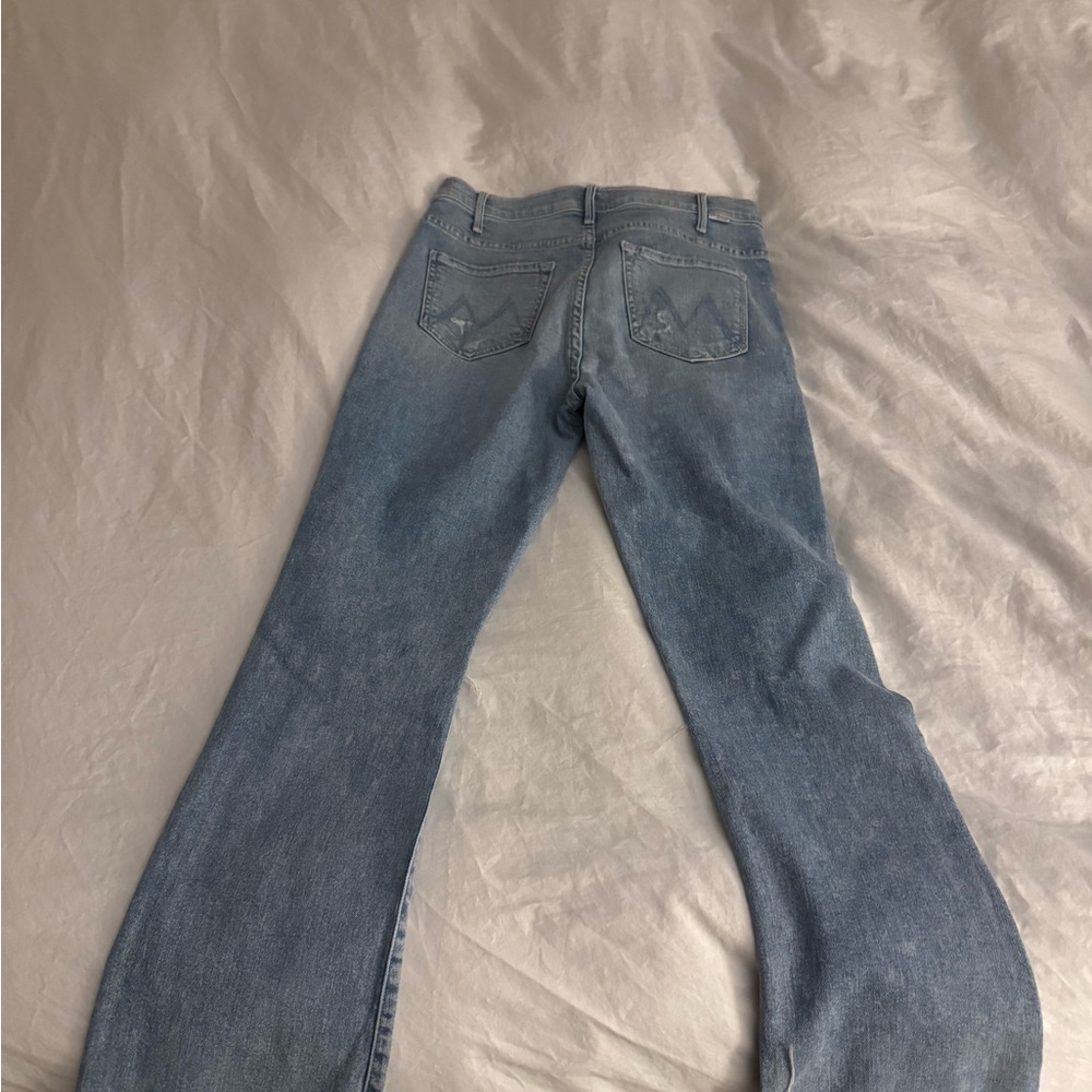 MOTHER the hustler ankle chew jeans